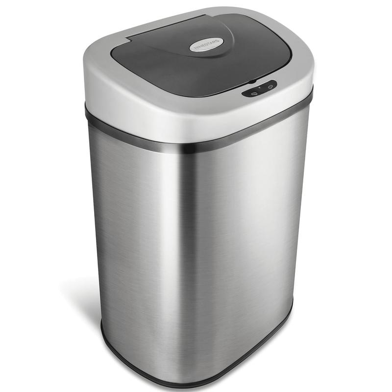 Nine Stars 21.1 Gallon Trash Can, Motion Sensor Touchless Kitchen Trash Can, Stainless Steel || STEPHEN