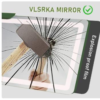 Vlsrka Full Length Mirror with LED Lights, Over The Door Full Body Mirror, 47