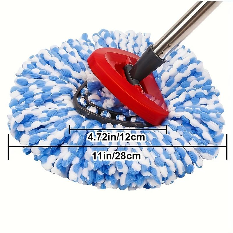 5 Pack Spin Mop Heads Replacement Compatible with Ocedar RinseClean 2 Tank Mop System, Microfiber Mop Refill Heads for Cleaning All Hard-surfaced Floo