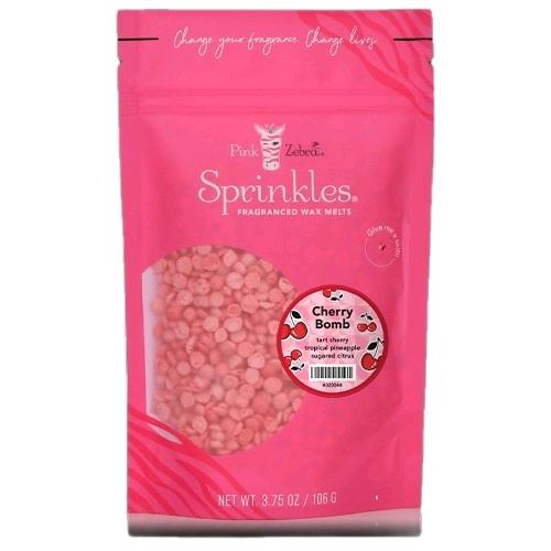 Pink Zebra Home Fragrance Sprinkles - 3.75 oz Bag of NEW Scented Soy Wax Melts for Warmers and Simmer Lights - Pot nontoxic homefragrance holiday scent Perfume Aroma Freshener