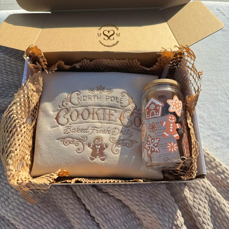 Cookie Co Gift Set (Sweatshirt + Glass Cup)