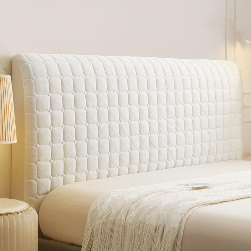 Solid Color Headboard Cover, 1 Count Soft Comfortable Breathable Dustproof Headboard Cover, Bedding Supplies for Home Bedroom Hotel