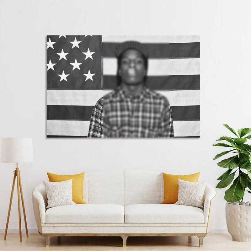 Asap Rocky Popular Rapper Tapestry 3x5 Feet Music Nice Wall Poster Flag Wall Hanging Decoration