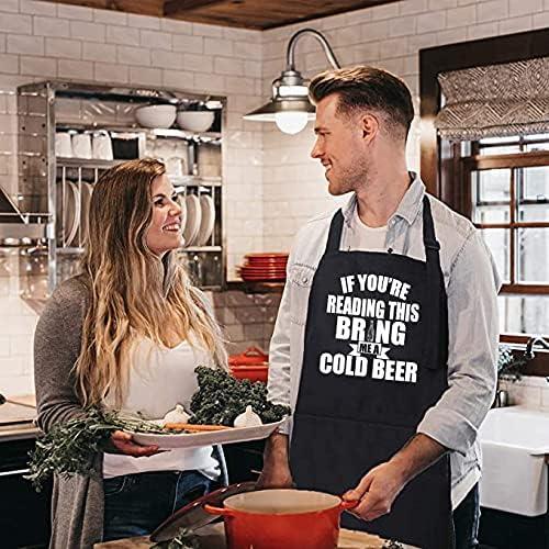 Aprons for Men, Mens Apron, Funny Aprons for Men, Chef cooking apron, Husband Birthday Gift, Gifts for Husband, Father's Day Gifts for DadChristmas Thanksgiving beer gift.