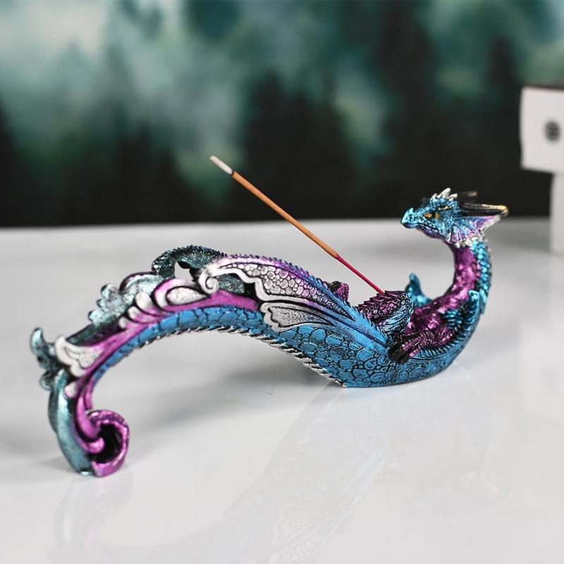 Dragon Design Incense Burner, Creative Incense Holder, Decorative Ornament for Home Living Room Bedroom Yoga