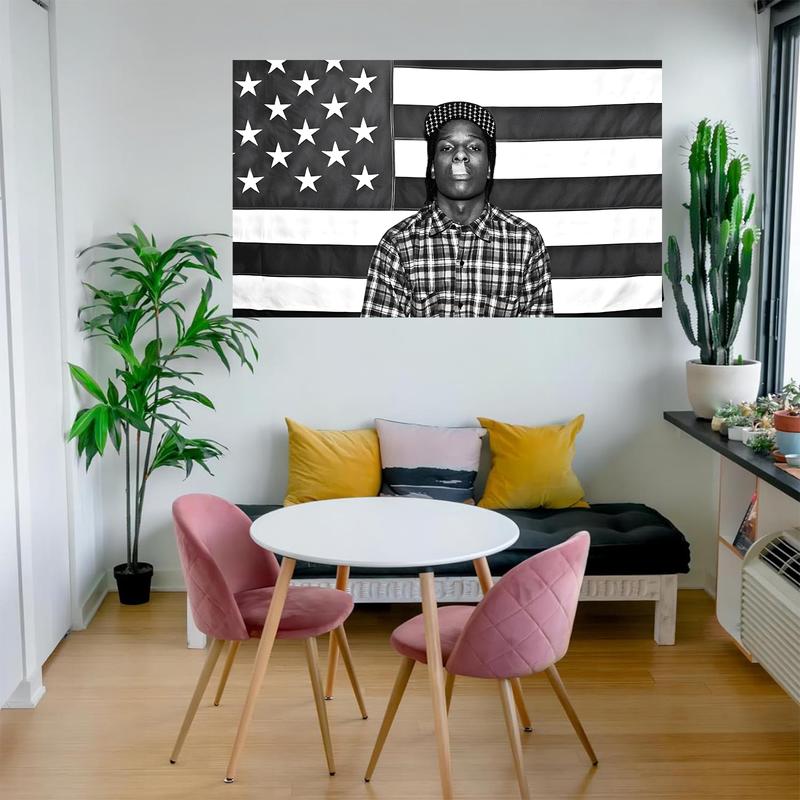 Asap Rocky Popular Rapper Tapestry 3x5 Feet Music Nice Wall Poster Flag Wall Hanging Decoration