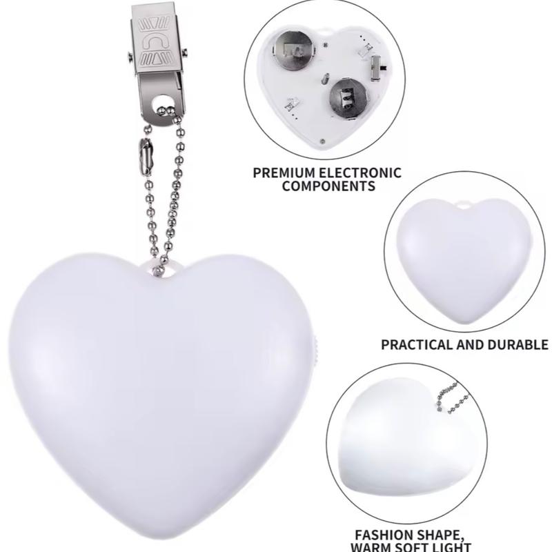 Purse Light Purse Glow Heart Hanbag Light Heart Glasses Handbags Pocket Automatic Special Effect Rave Festival Changing Miss