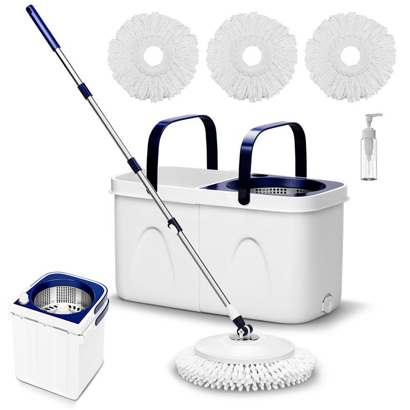 TIKAAATOK Detachable storage for clean water and a sewage separation rotating mop bucket