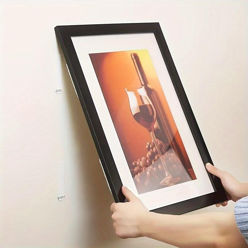 Picture Hanger, 24pcs set Waterproof Self Adhesive Picture Hanger, Removable Hook & Loop Strip, Suitable for Photo Frame, Home Organizer