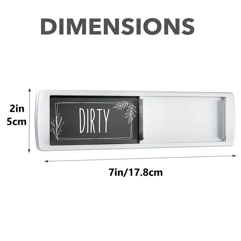 Dishwasher Magnetic Clean Dirty Sign, 1 Count Washing Machine Magnet, Kitchen Bathroom Tool for Home Office Refrigerator Decor