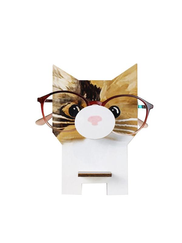 Wooden Cartoon Animal Design Glasses Holder,  Cute Cartoon Jewelry Display Stand, Fashion Glasses Holder for Home Decor