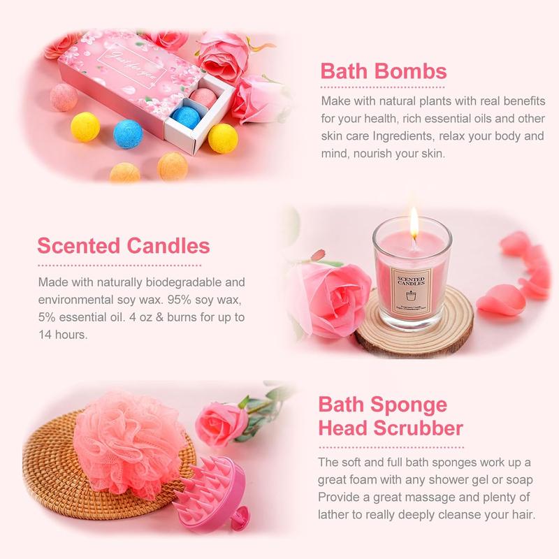 Birthday Gifts for Women, Gifts for Women, Mom, Get Well Soon Gifts Self Care  Gifts Baskets for Her Sister Wife  Friends Female  Gift Ideas Set Care Package for Women Who Have Everything