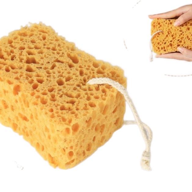 PERFECT SIZE: these sponges provides ample surface area for a comfortable grip and efficient scrubbing. They are just the right size to cover a significant portion of the body without being unwieldy.