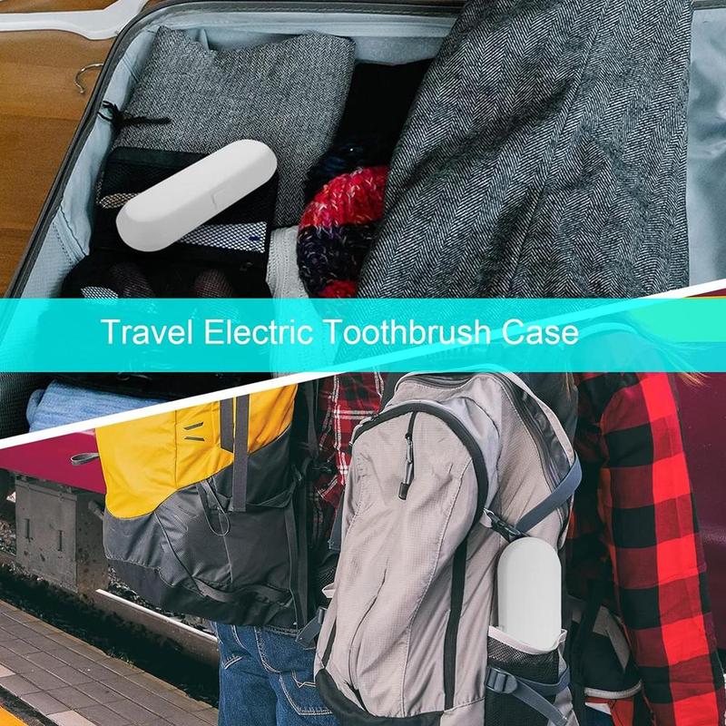 Electric Toothbrush Travel Case, 1 Count Portable Travel Protective Clean Box for Fall, Toothbrush Holder for Most Electric Toothbrushes, Ideal Gift for Christmas, Winter Gift