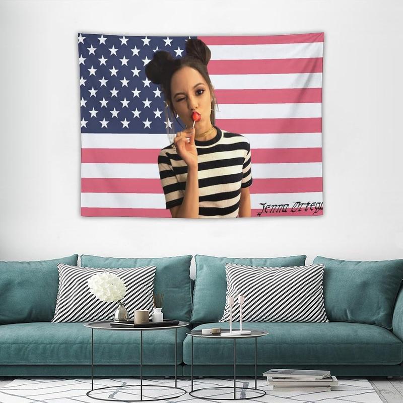 Jenna Actor Ortega Funny Flag Tapestry Poster Perfect for Fans Room Bedroom Living Room Dorm Or Outdoor Wall Decoration Merch