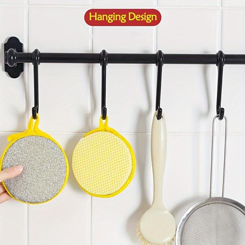 5pcs Double-Sided Dishwashing Sponges - Perfect for Household Cleaning & Kitchen Tableware!