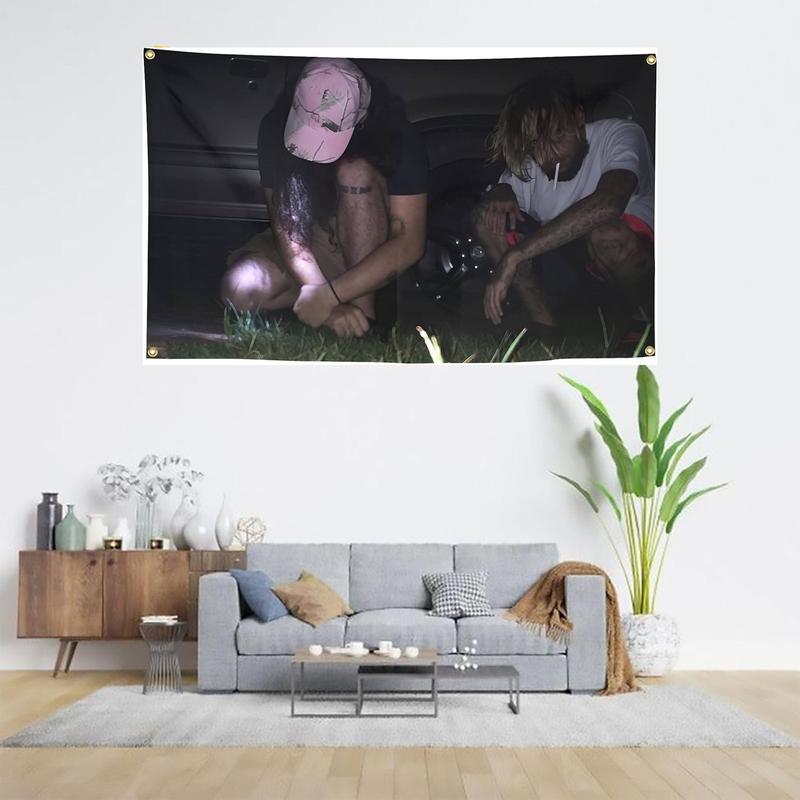 Rapper Flag My Liver Will Handle What My Heart Can't Banner  3x5Ft Funny Meme Tapestry