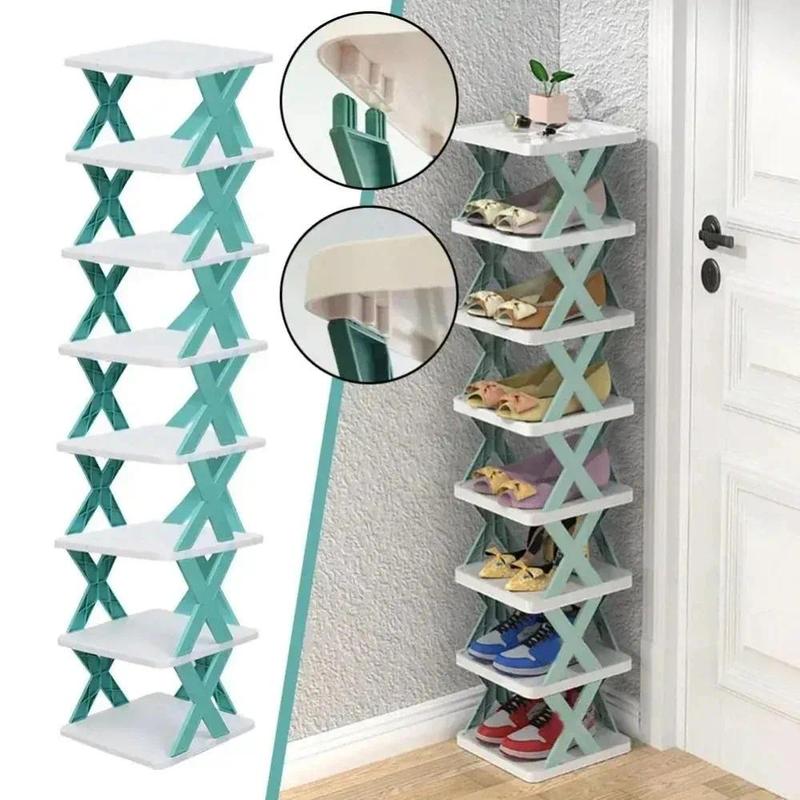 Multifunctional Shoe Cabinets Free Splicing Storage Rack Detachable Shoe Storage Saving Space Household Door Shoe Organizer Rack