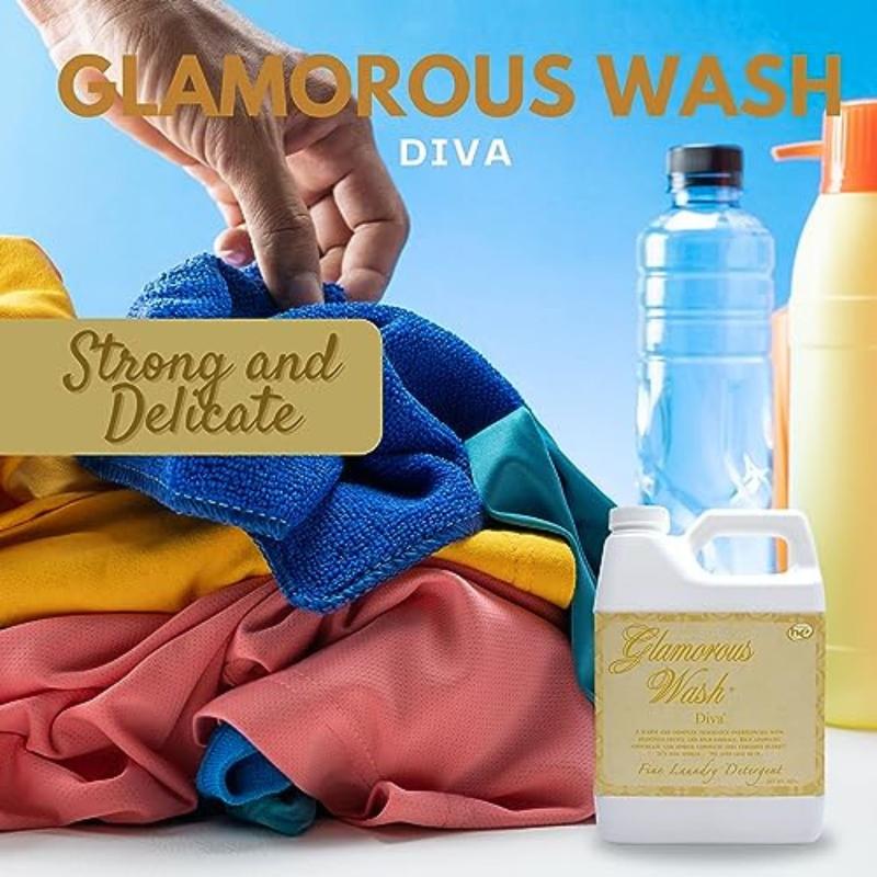 Tyler Glamorous Wash Diva Fine Laundry Liquid Detergent - Hand and Machine Washable - 907g (32 fl oz) Fragrance Household Scented Container