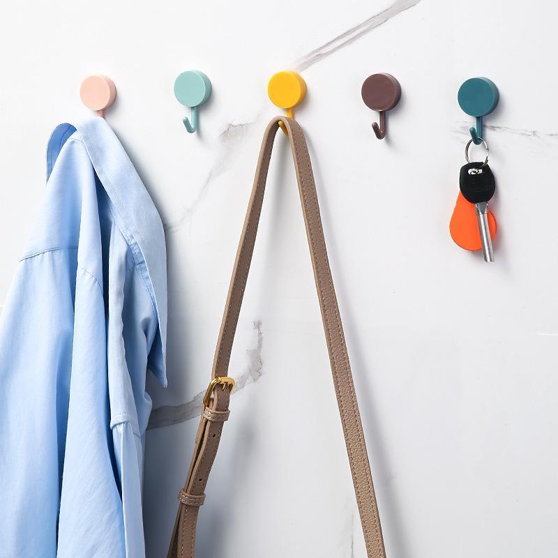 Creative Cute Hook (7pcs), Self Adhesive Key Hook, Sticky Hook, No Drilling Wall Hook, Storage Hook for Home Office