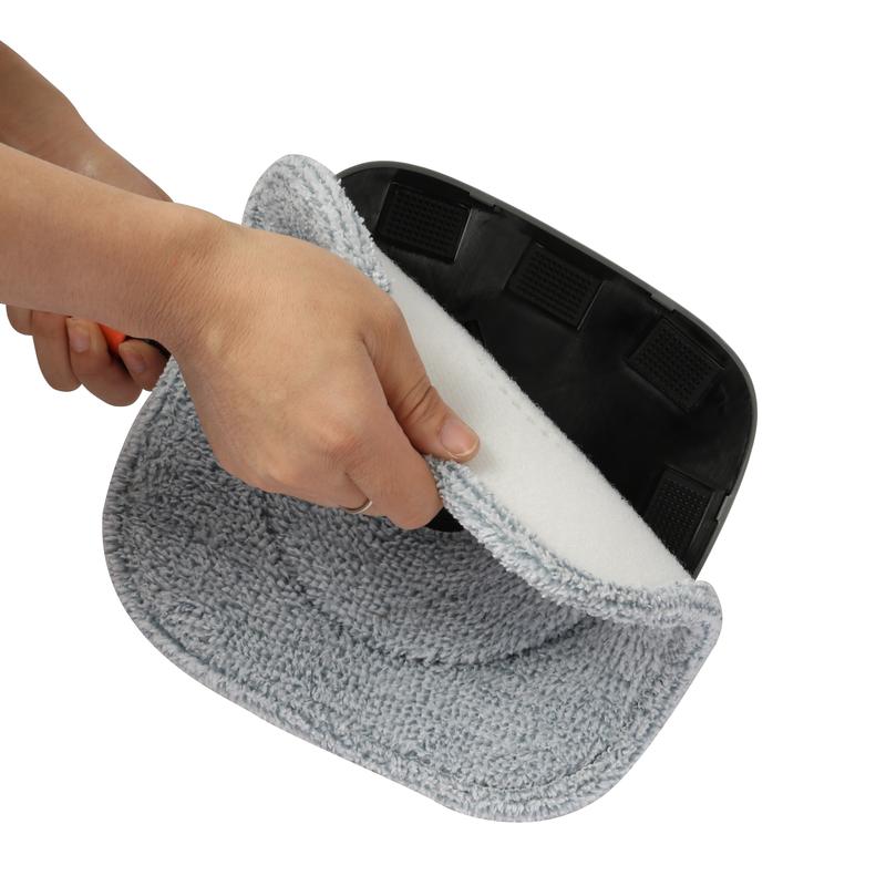 ONLY MOP PADS for Spin Mop, NO BUCKET, Microfiber for ALL Square Self-Wash Spin Mop Cleaning