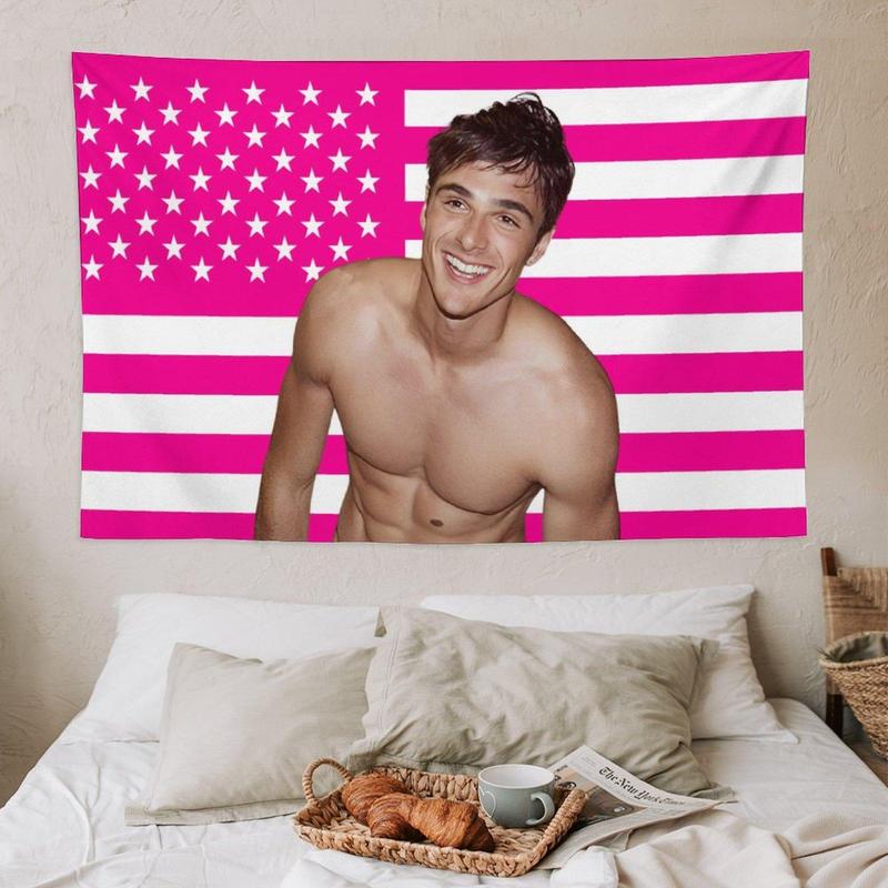 Jacob Flag Elordi Flag for Wall Hanging poster Tapestry, Jacob Tapestry,Funny Elordi Flag Decorations,Flag for Room, Dorm, Outdoor, Parties,Gift