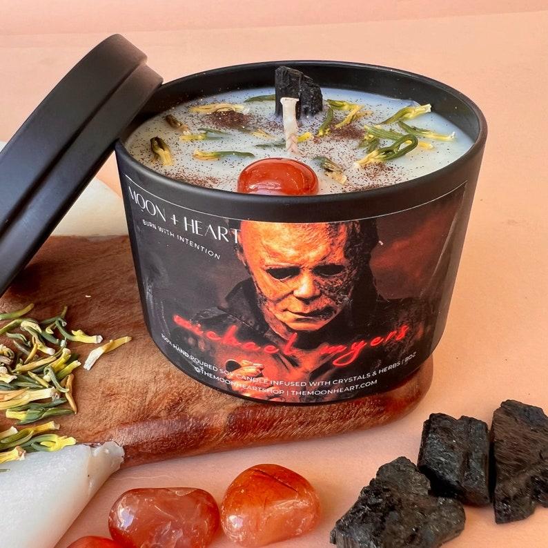 Michael Myers Halloween Candle, Intention Candle, Spooky season gift, Horror Candles, Scary movie Lover