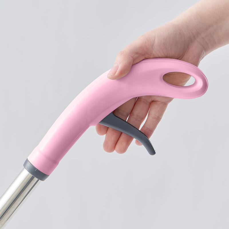 PINK True & Tidy 3-in-1 Spray Mop Kit: Interchangeable heads, microfiber pad, rotatable handle, Wide Spray Area