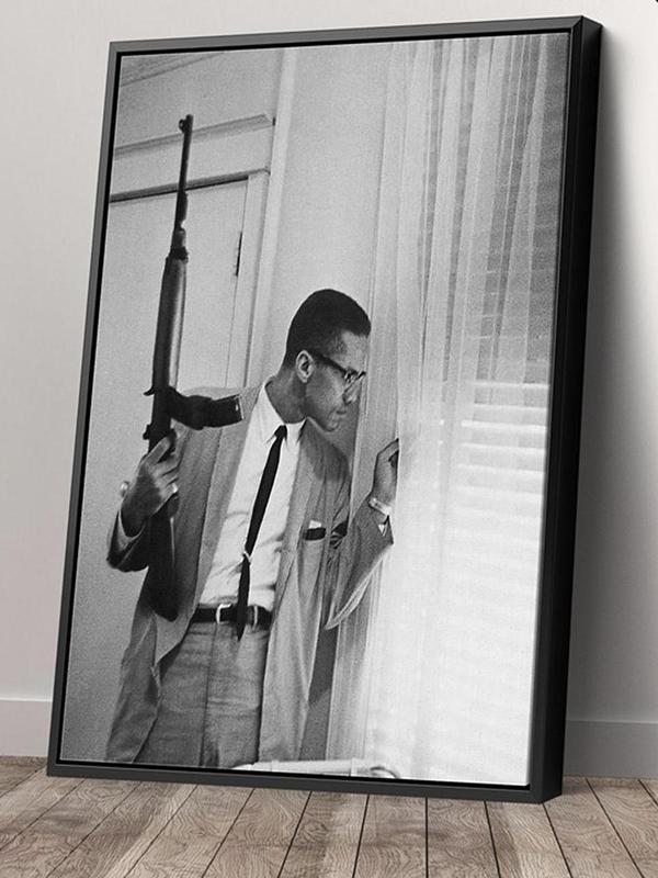 Poster Malcolm X Wall Art Print High Quality Easy To Hang No Frame Decor