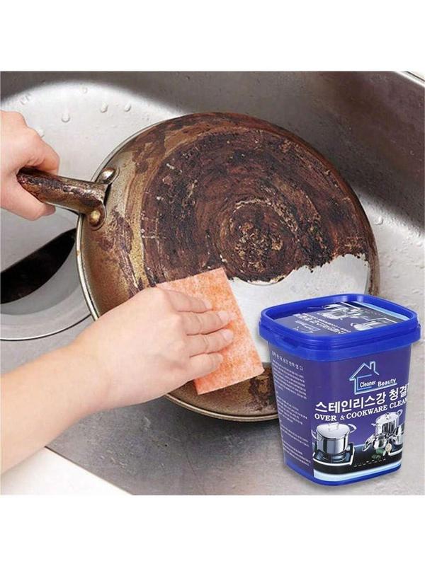 Household Cleaners Oven And Cookware Cleaning Paste Kitchen Ware Cooking Utensil Powerful Cleaner Grease Stain Rust Remover Multi-Purpose Detergent For Enamel Porcelain Stainless Steel,Kitchen,Bathroom,Home,Household Suppliers