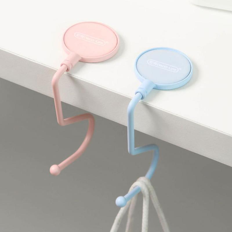 Non-slip Bag Hook for Table & Desktop, Multi-functional Removable Storage Handbag Hanger, Purse Hooks for Tables Desktop