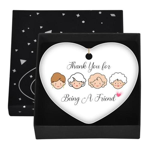 Golden Girls Ornament Keepsake, Thank You for Being a Friend, Cute Ornament Gift for Women, Friends, Bestie, BFF