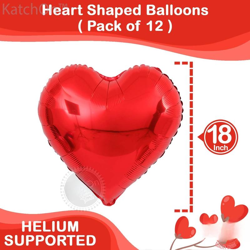 , Teddy Bear I Love You Balloon Set - 40 Inch | Red Rose Petals Pack of 1000, Red Heart Balloon for Romantic Decorations Special Night | Valentines Day Balloons, Valentines Day Decorations