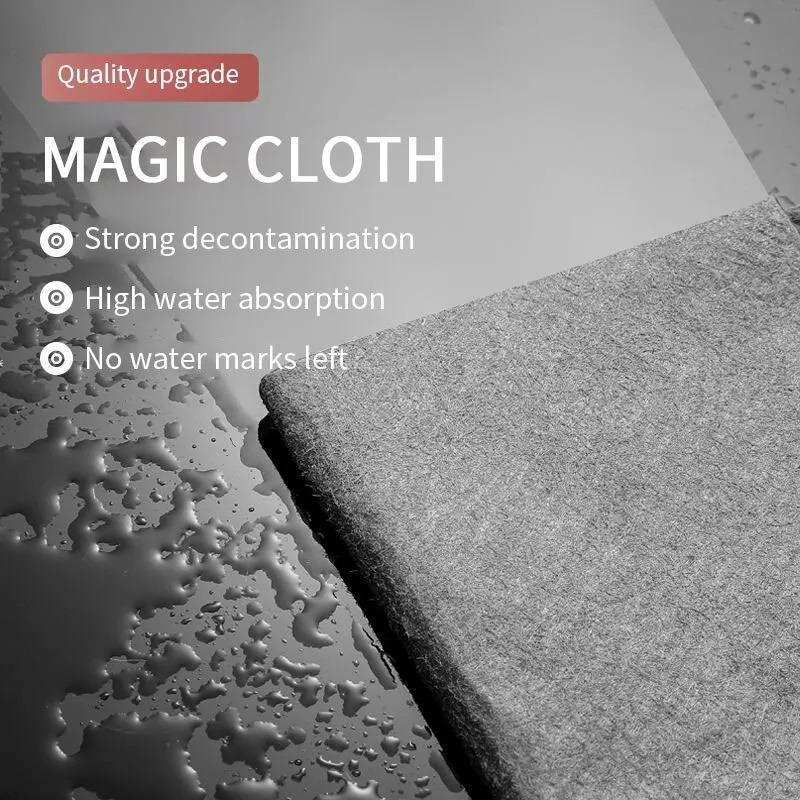 Reusable Magic Cleaning Cloth, 5 Counts Thickened Cleaning Cloth, No Trace No Watermark Reusable Microfiber Washing Rag for Home Kitchen