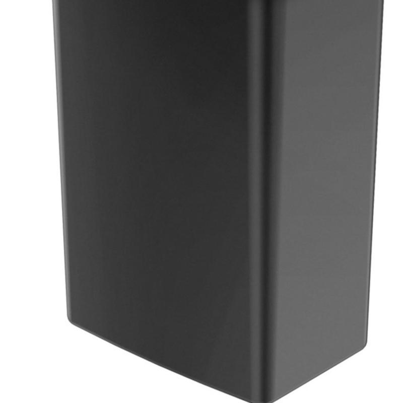 Mainstays 13.2 Gallon Kitchen Sensor Trash Can, Plastic Motion Sensor Kitchen Trash Can, Black