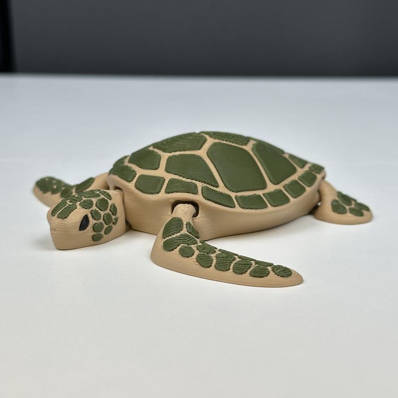 Custom 3 pack of cute 3d printed articulating animals. Great for decorating your desk or room. Nature Artistic