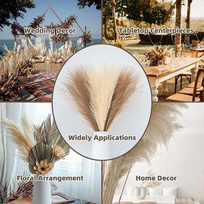 55CM Artificial Pampas Grass Flower Bouquet Home Wedding Decoration DIY