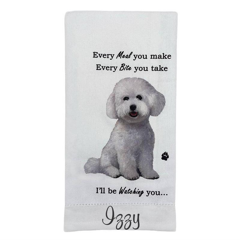 Bichon Frise Kitchen Towel