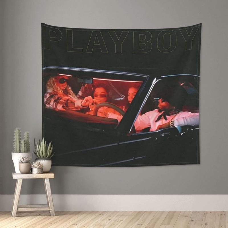 Tory Rapper Lanez Singer Tapestry Wall Hanging Art Aesthetic Tapestries for Bedroom Living Room Home Wall Decoration 60×51 inch