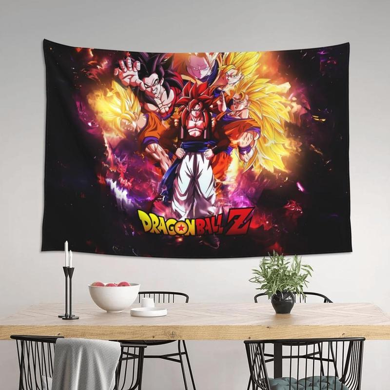 Animation Tapestry Cartoon Poster Wall,Dormitory Room Home Decoration Bedroom Living Anime Art Wall 60X40in