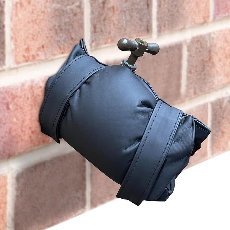 Outdoor Faucet Cover, Universal Fit Waterproof & Antifreeze Pipe Insulation Cover, Multifunctional Pipe Insulation Cover for Outdoor Faucet