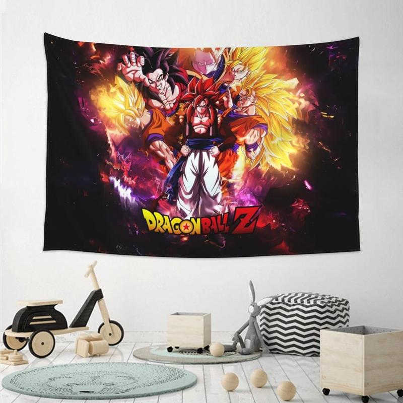 Animation Tapestry Cartoon Poster Wall,Dormitory Room Home Decoration Bedroom Living Anime Art Wall 60X40in