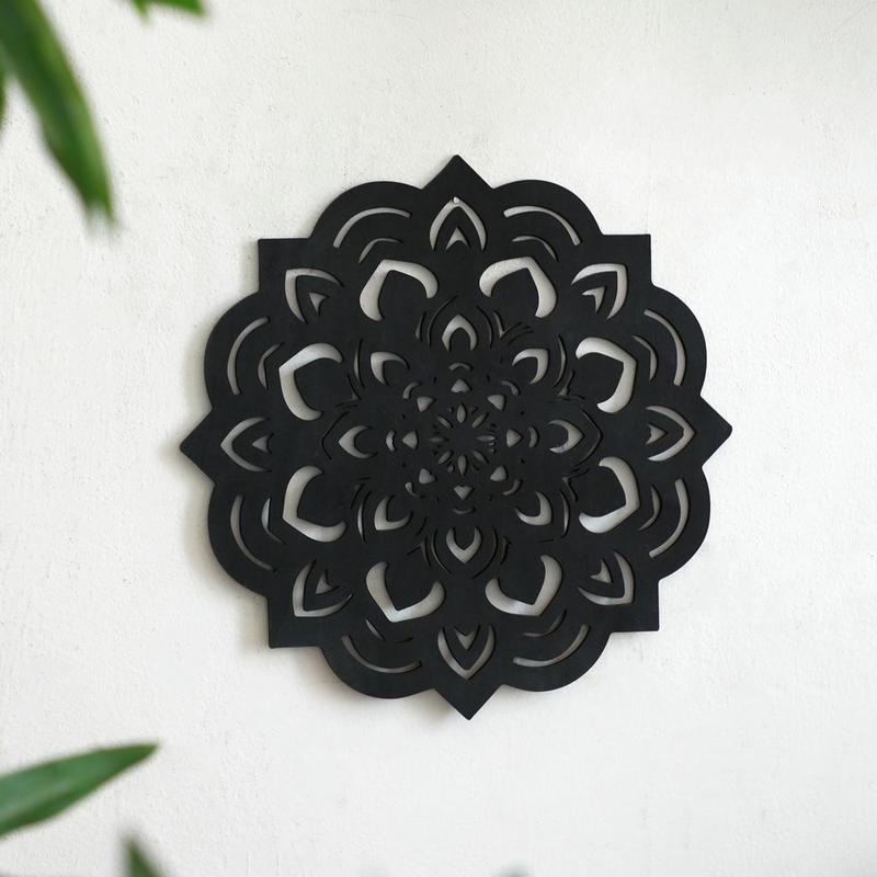 Sun Flower Pattern Wooden Wall Decor, Creative Wall Art, Wall Hanging Decor for Home Garden Yard, Fall Decor, Halloween Decor