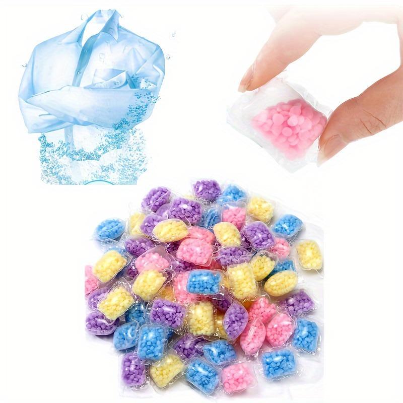 Random Color Laundry Fragrance Beads, 100pcs set Long Lasting Fragrance Laundry Beads, Laundry Detergent Beads for Home, Dormitory, Travel