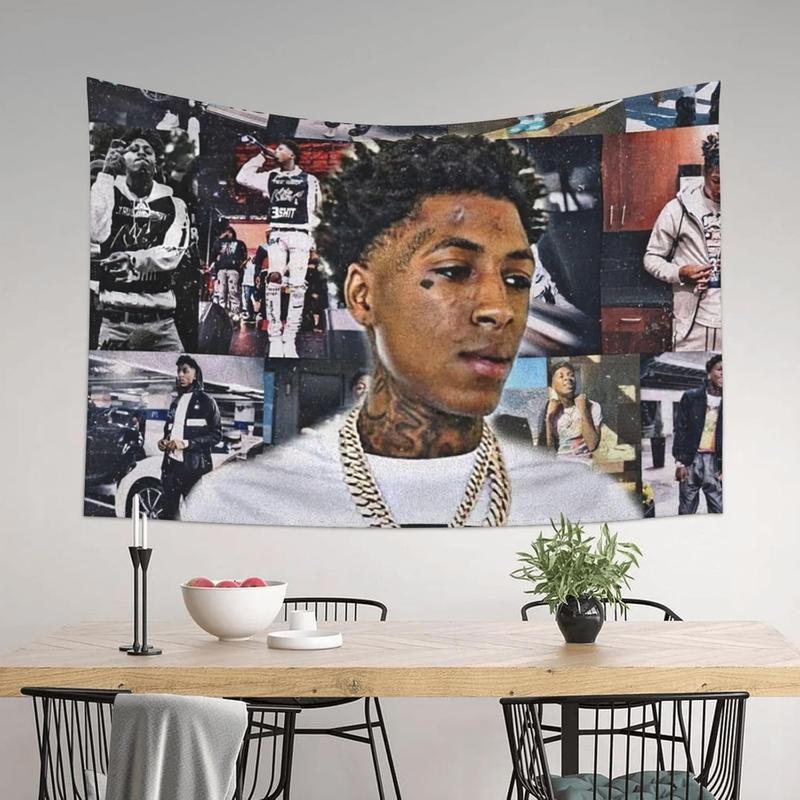 Nonyou Youngboy Music Never Rapper Broke Again Tapestry Background Cloth Wall Hanging Curtain Wall Decor Bath Poster Beach Towel Decorative Cloth Wall Decor Tapestry Room Decoration