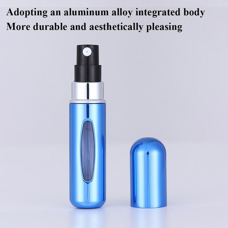 Refillable Perfume Bottle, Portable Reusable Press Spray Bottle for Travel Essentials, Refillable Perfume Atomizer, Convenient for On-the-go Use, Reusable Perfume Bottle for  Long Lasting Vanilla Perfume