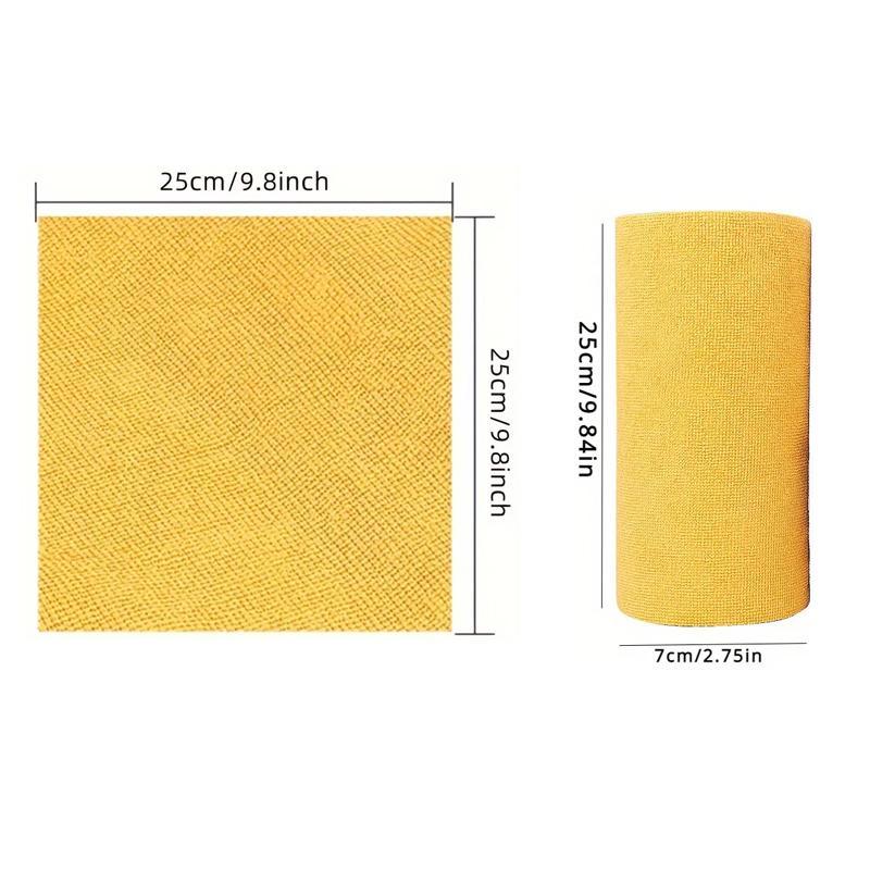 Reusable Kitchen Cleaning Cloth (1 Roll), Thickened Absorbent Cleaning Cloth, Household Cleaning Supplies for Kitchen Bathroom