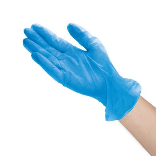 [1,000 pcs] Karat Vinyl Powder-FREE Glove (Blue)