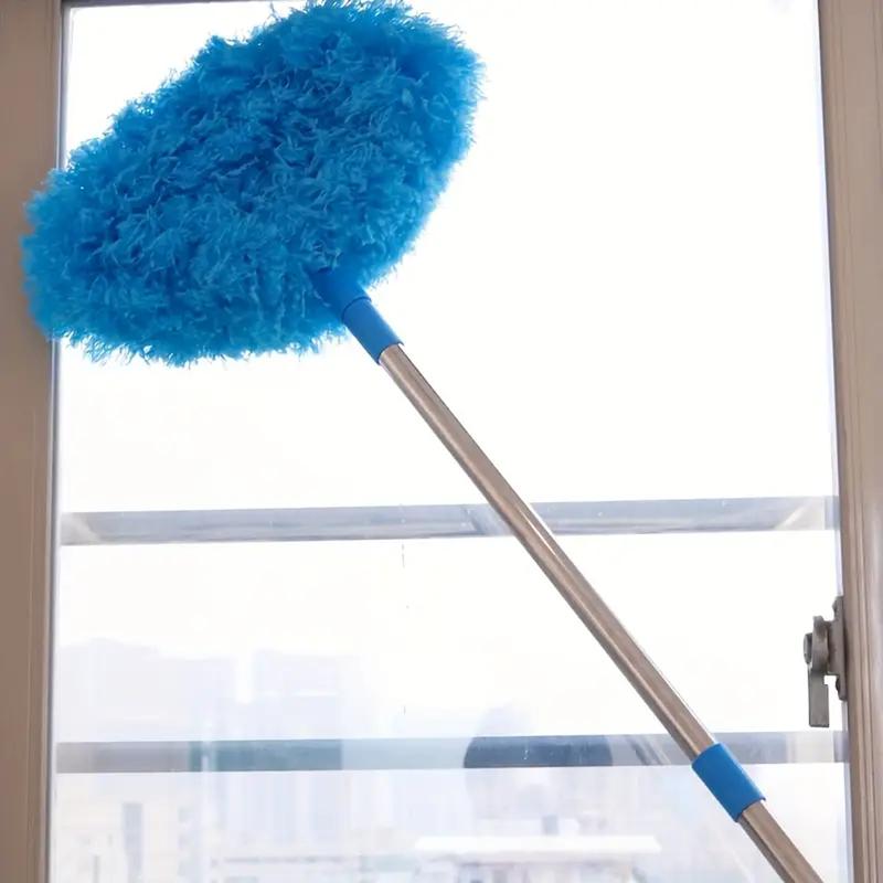 Microfiber Ceiling Fan Duster - Long-Handled, Dust-Locking, Reusable, Machine Washable Cleaner Brush for Effortless Cleaning