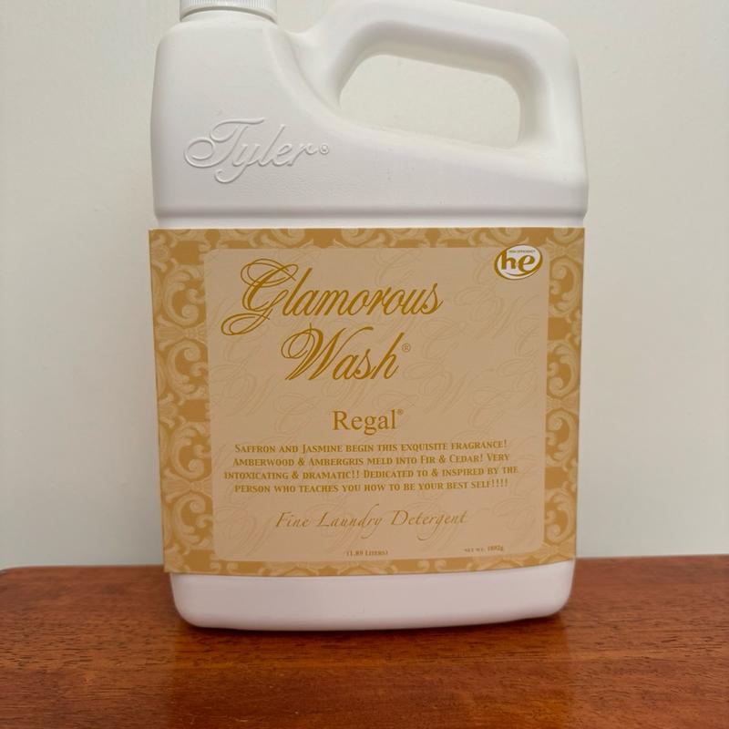 Tyler Candle Company Glamorous Wash 1.89L (64oz) Fine Laundry Detergent